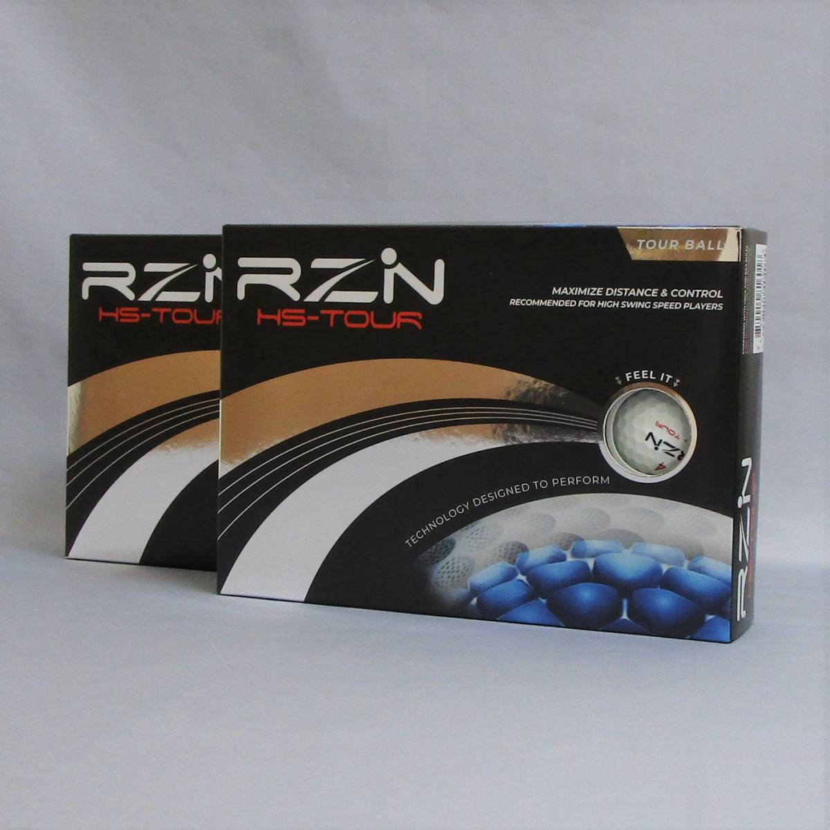 RZN GOLF HS-TOUR 2箱 24球 2ダース ボール 4ピース 2020年 レジン HSツアー ゴルフボール ホワイト_画像1