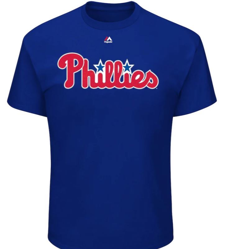 *即決*　MLB　フィラデルフィア・フィリーズ　#17　リース・ホスキンス　ブリュワーズ　Tシャツ　マジェスティック　新品未使用　タグ付き_画像2