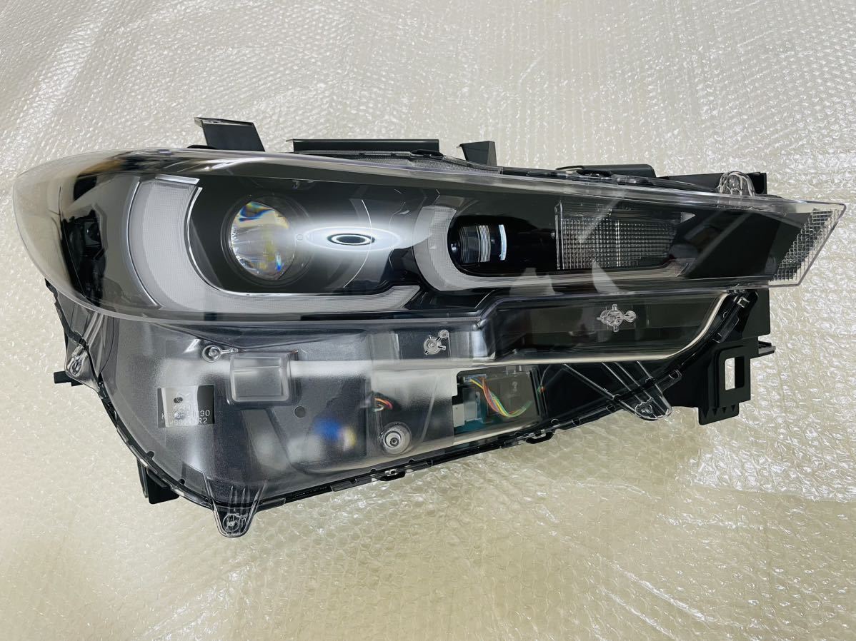 ★極美品 破損無し★ CX-5 右 ヘッドライト LED KF5P KF2P 後期 STANLEY W6906 打刻:QB MAZDA 純正_画像1