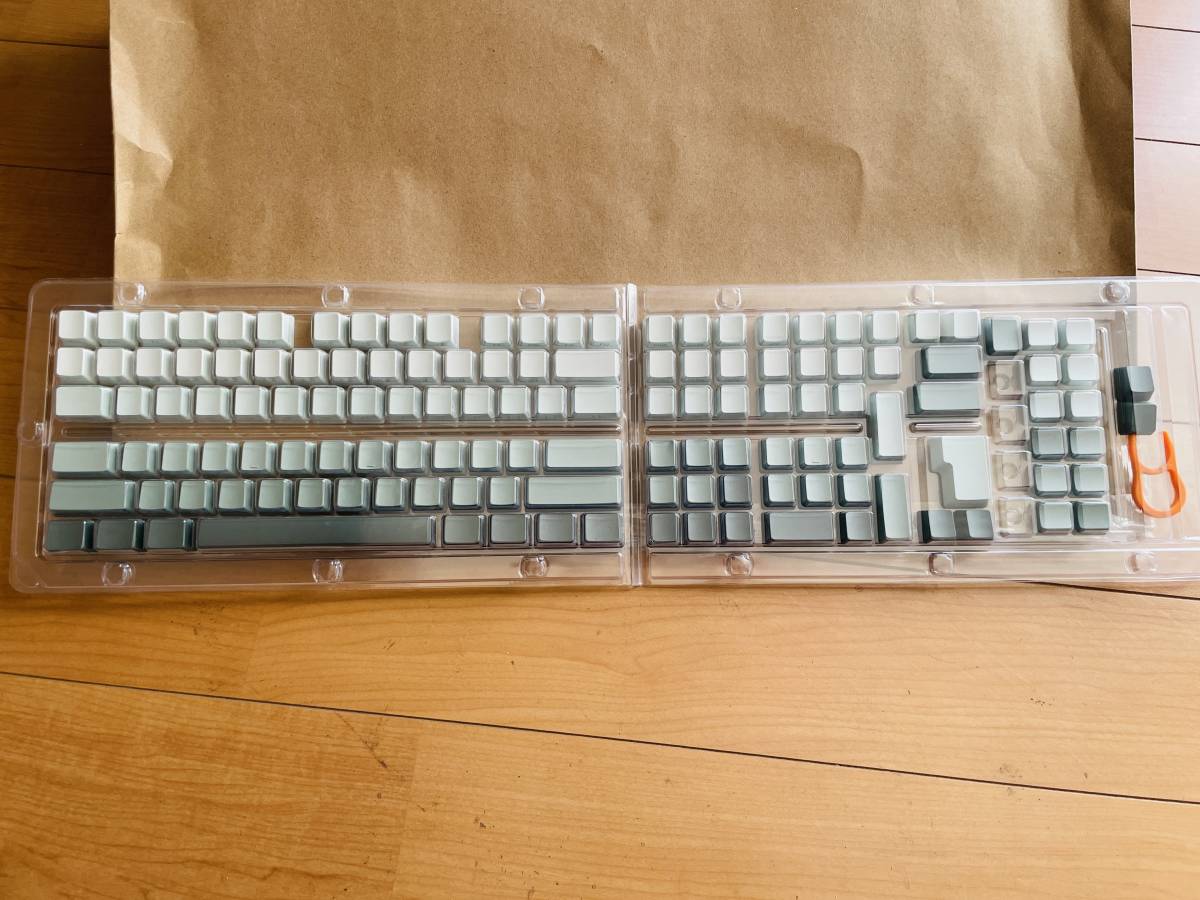 136キー XVX PBT キーキャップセット グリーン 緑_画像7