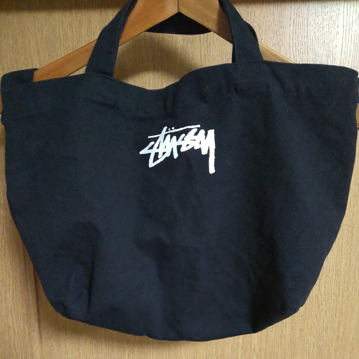 STUSSY　2ウエイバッグ　ブラック　_画像1