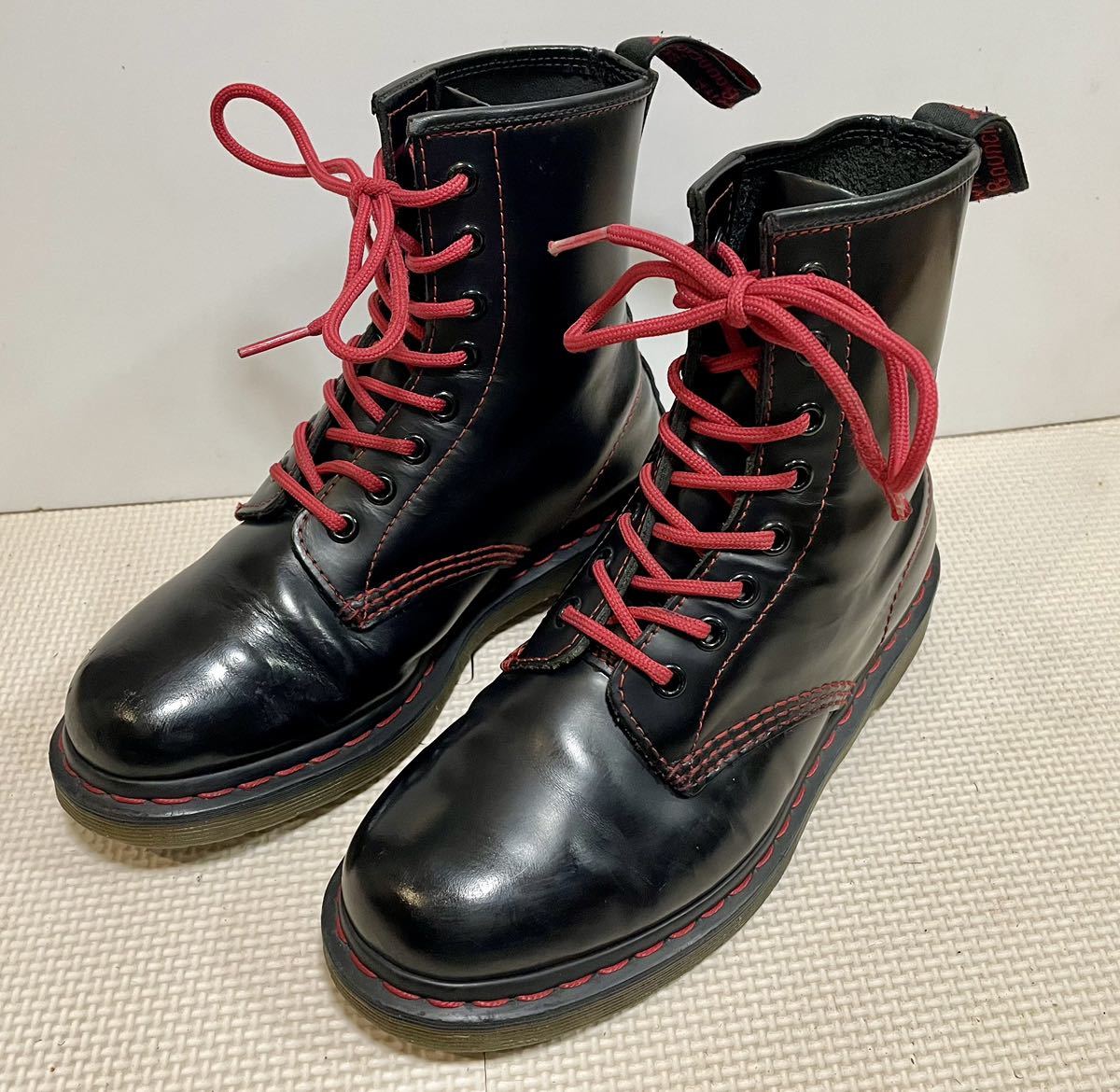 Dr Martens ドクターマーチン 8ホールレザー ブーツ UK4黒_画像8