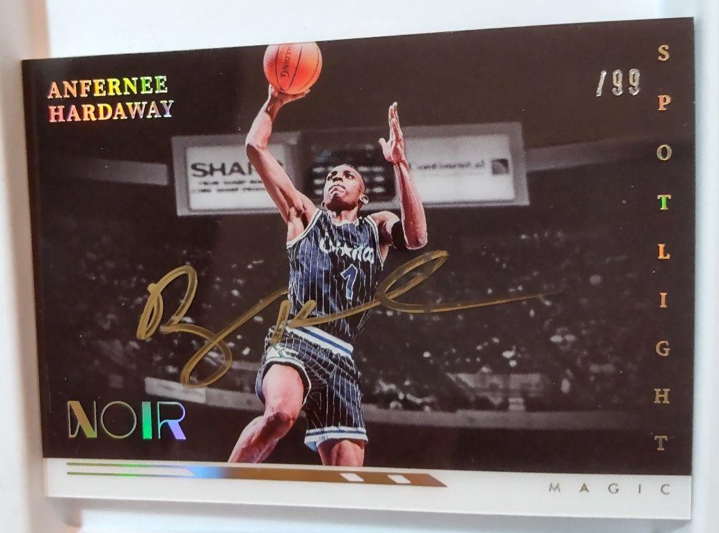 panini anfernee hardaway auto /99 アンファニー・ハーダウェイ 99枚限定 ゴールドインクサイン 送料無料
