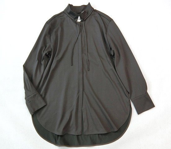 ■icb今季完売ブラウスライクジャージーボウタイデザインカットソー17,930円■_画像5