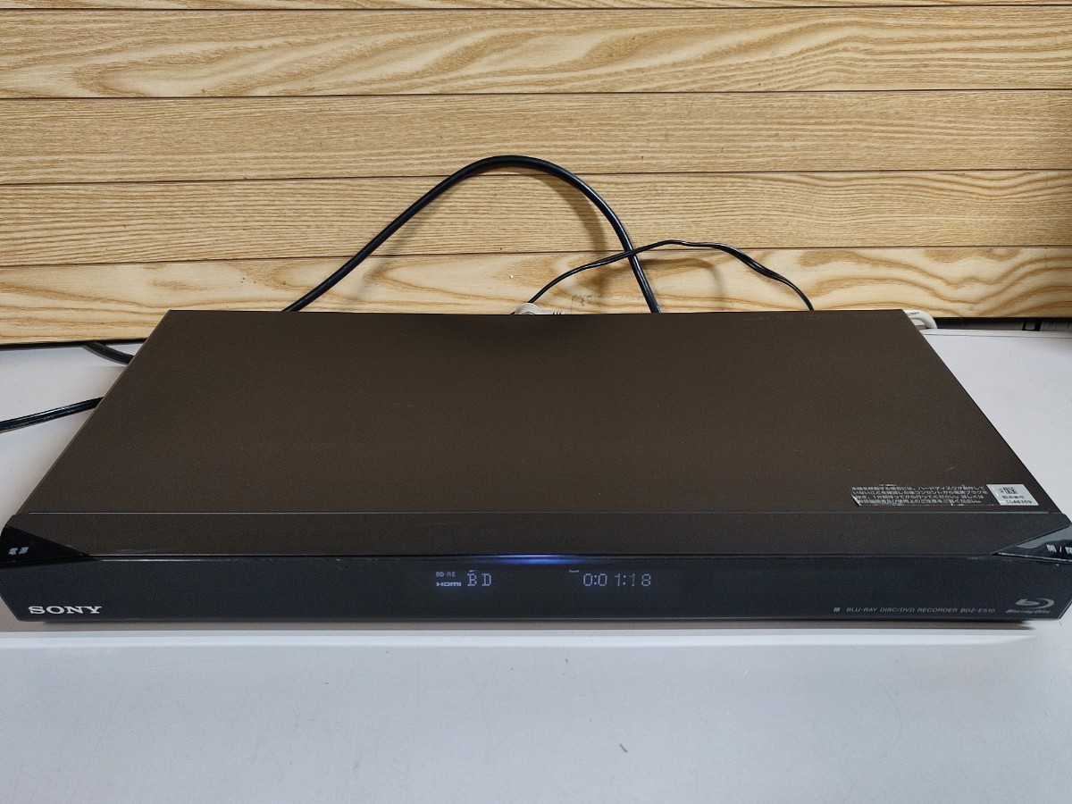 徹底整備 動作保証★500GB★14年製★SONY★HDD/BDレコーダー★BDZ-E510★外付けHDD対応、3D対応機 （8359）