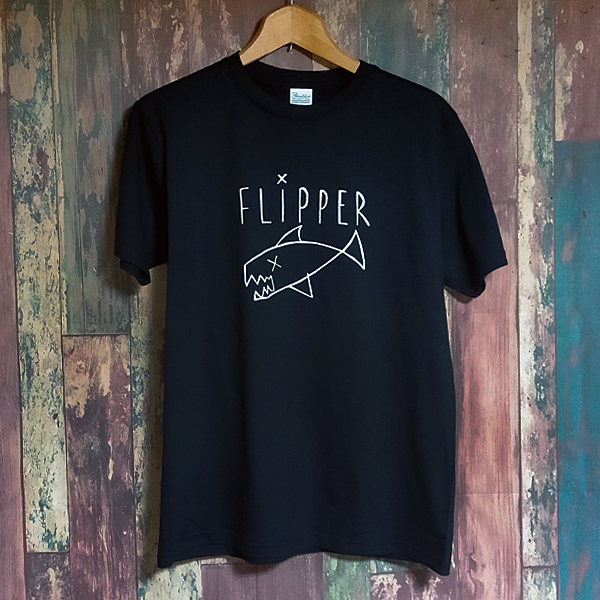 送込　FLIPPER フリッパー　カートコバーン着用　半袖Tシャツ 黒　Mサイズ_画像1