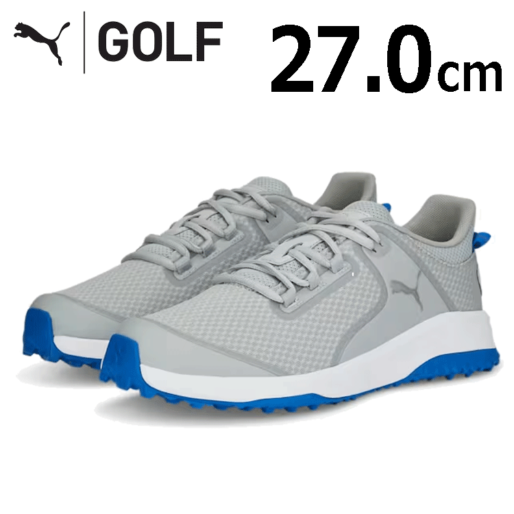 PUMA FUISON GRIP 377527 【プーマ】【スパイクレス】【サイズ：27.0m】【カラー：05 Gray/Silver/Royal】【GolfShoes】