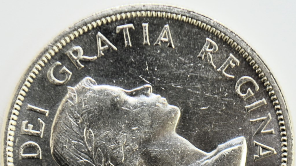 12 CANADA カナダ カヌー エリザベス2世 1ドル 銀貨 1963年 1枚 ELIZABETH Ⅱ 1DOLLAR 大型 シルバー コイン 銀貨幣 硬貨 貴重 希少 レア_画像8