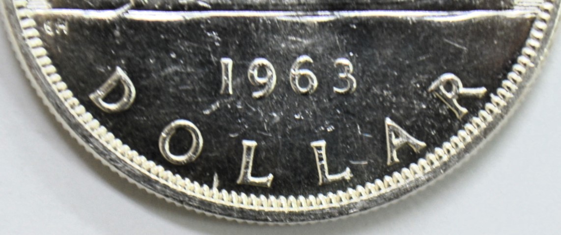 12 CANADA カナダ カヌー エリザベス2世 1ドル 銀貨 1963年 1枚 ELIZABETH Ⅱ 1DOLLAR 大型 シルバー コイン 銀貨幣 硬貨 貴重 希少 レア_画像5