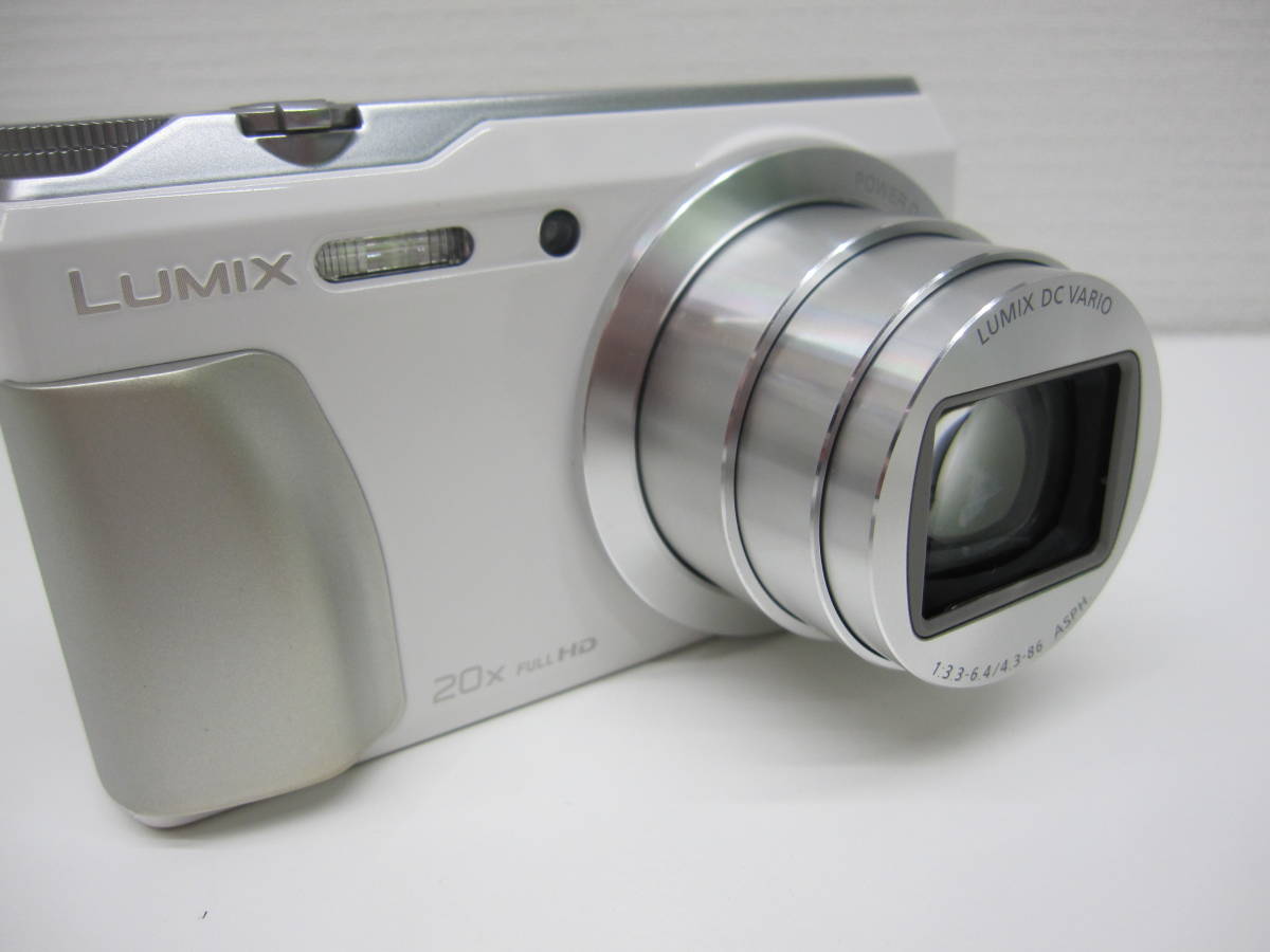 カメラ祭 パナソニック ルミックス DMC-TZ55 使用品 自宅保管品 Panasonic LUMIX デジタルカメラ ホワイト 作動確認済_画像8