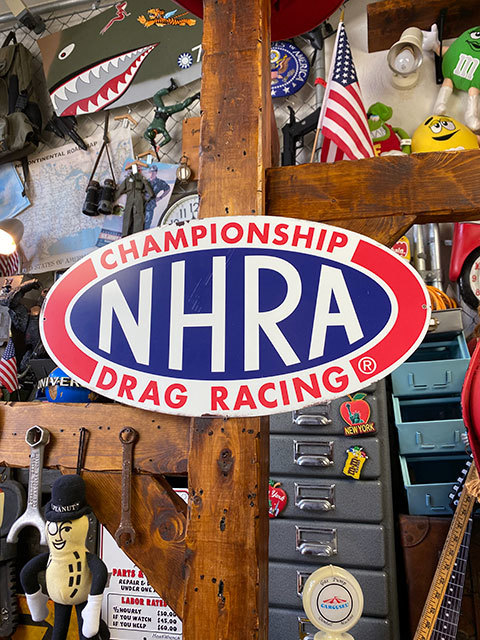 NHRA　エンボスティンサイン（ロゴ） ■ アメリカン雑貨 アメリカ雑貨_画像6