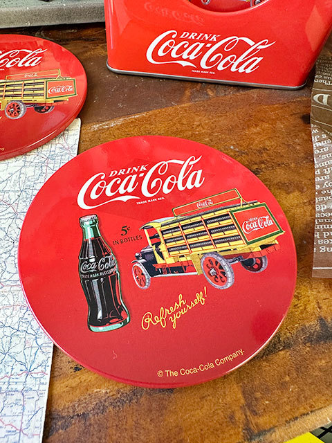 コカ・コーラ　ティンコースター　6枚セット（デリバリートラック） ■ アメリカン雑貨 アメリカ雑貨_画像3