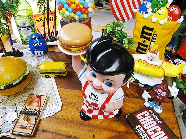 ビッグボーイバンク ■ アメリカ雑貨 アメリカン雑貨 貯金箱 おもしろ インテリア アメリカン キャラクター BIG BOY_画像4