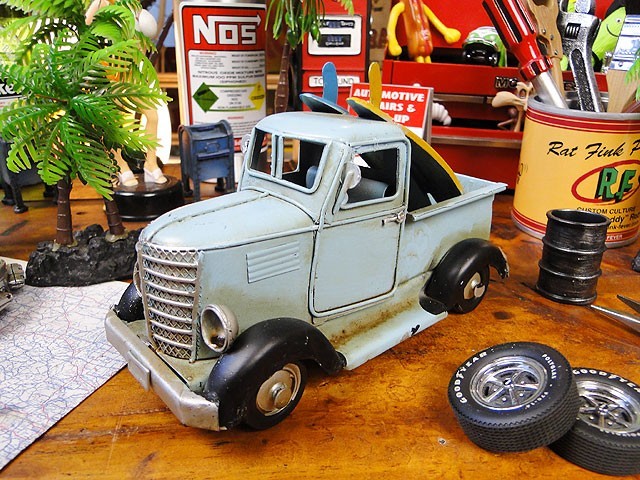  Surf truck tin plate objet d'art America miscellaneous goods american miscellaneous goods popular interior stylish part shop mail order die-cast car small articles minicar 