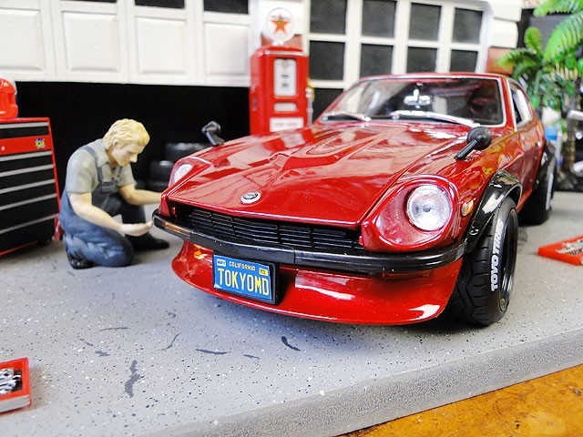  Maisto 1971 year Datsun 240Z Daiki .s minicar 1/18 scale ( red ) America miscellaneous goods american miscellaneous goods 