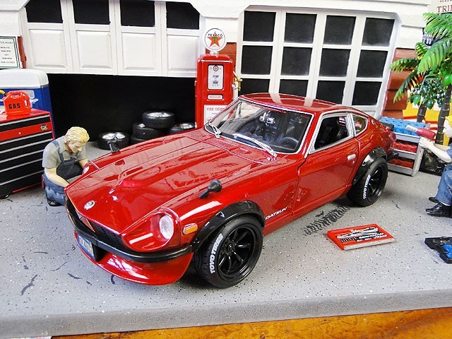  Maisto 1971 year Datsun 240Z Daiki .s minicar 1/18 scale ( red ) America miscellaneous goods american miscellaneous goods 