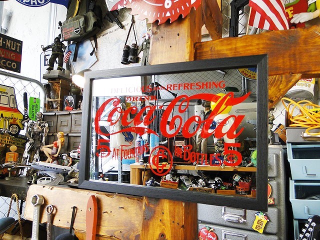 コカ・コーラ　パブミラー（5セント）　アメリカ雑貨 アメリカン雑貨_画像3