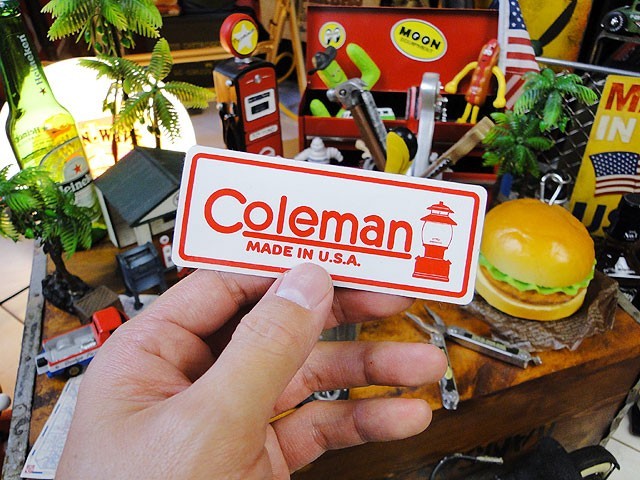  Coleman sticker ( lantern Logo ) american miscellaneous goods America miscellaneous goods 