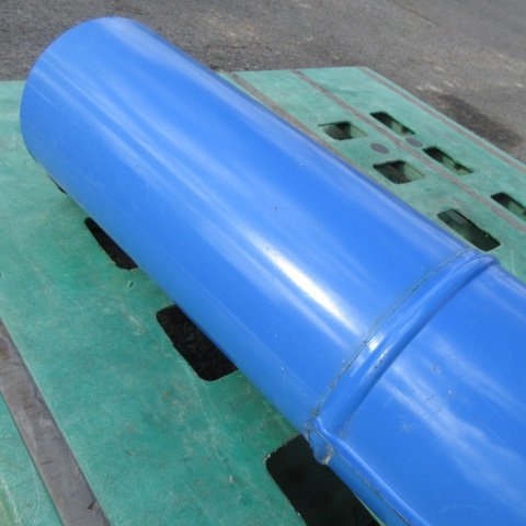 奈良 エルボ 籾摺り機 排風 ダクト 直径165㎜ 排出 排気 乾燥 農機具 青_画像5