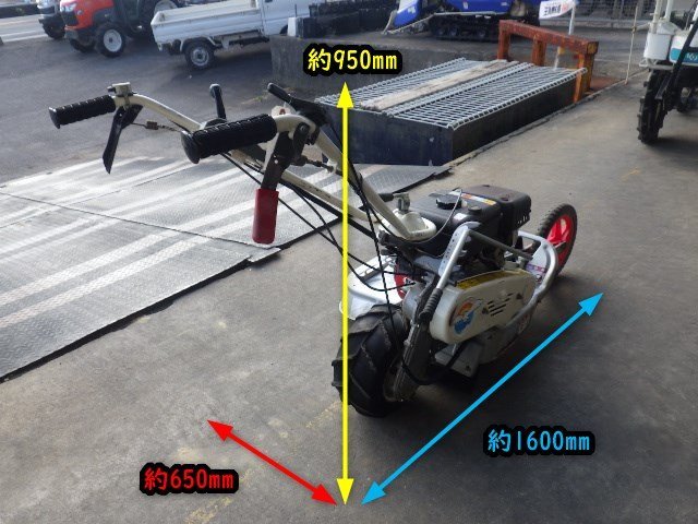 三重●【整備済み】オーレック ウイングモア WM606B 最大6馬力 刈幅600mm 自走式 二面 畦草刈機 あぜ OREC ■1323122264リピパ500_画像3