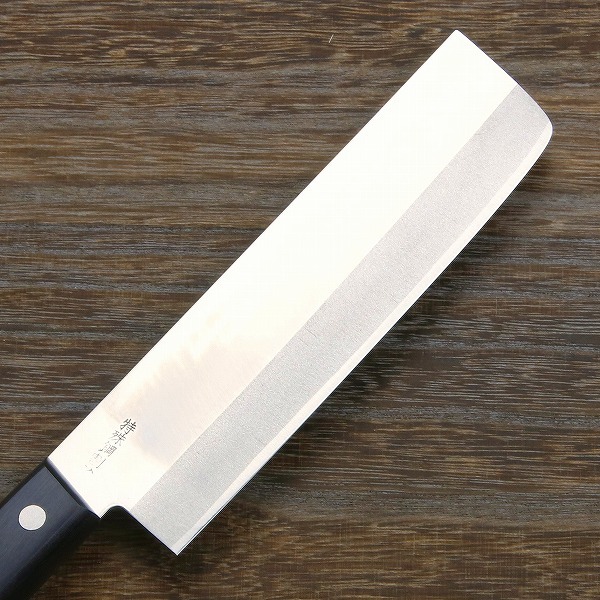  source Kiyoshi .. cut . kitchen knife both blade 165mm white paper 2 number DP break up included stainless steel light blade finishing black . board pattern made in Japan 