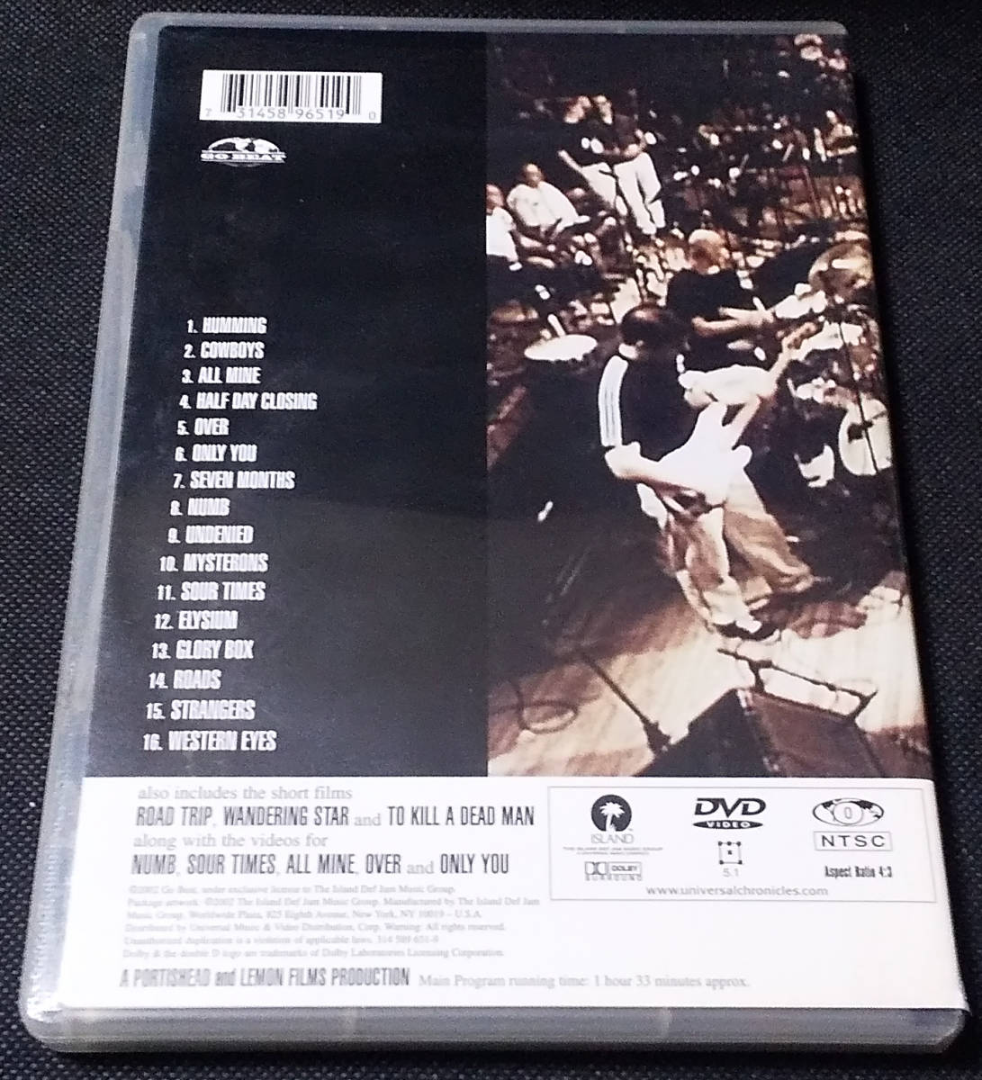 PORTISHEAD - Roseland New York US盤 DVD,NTSC,REGION-0 Go! Beat - 314-589 651-9 2002年 ポーティスヘッド, Massive Attack_画像2
