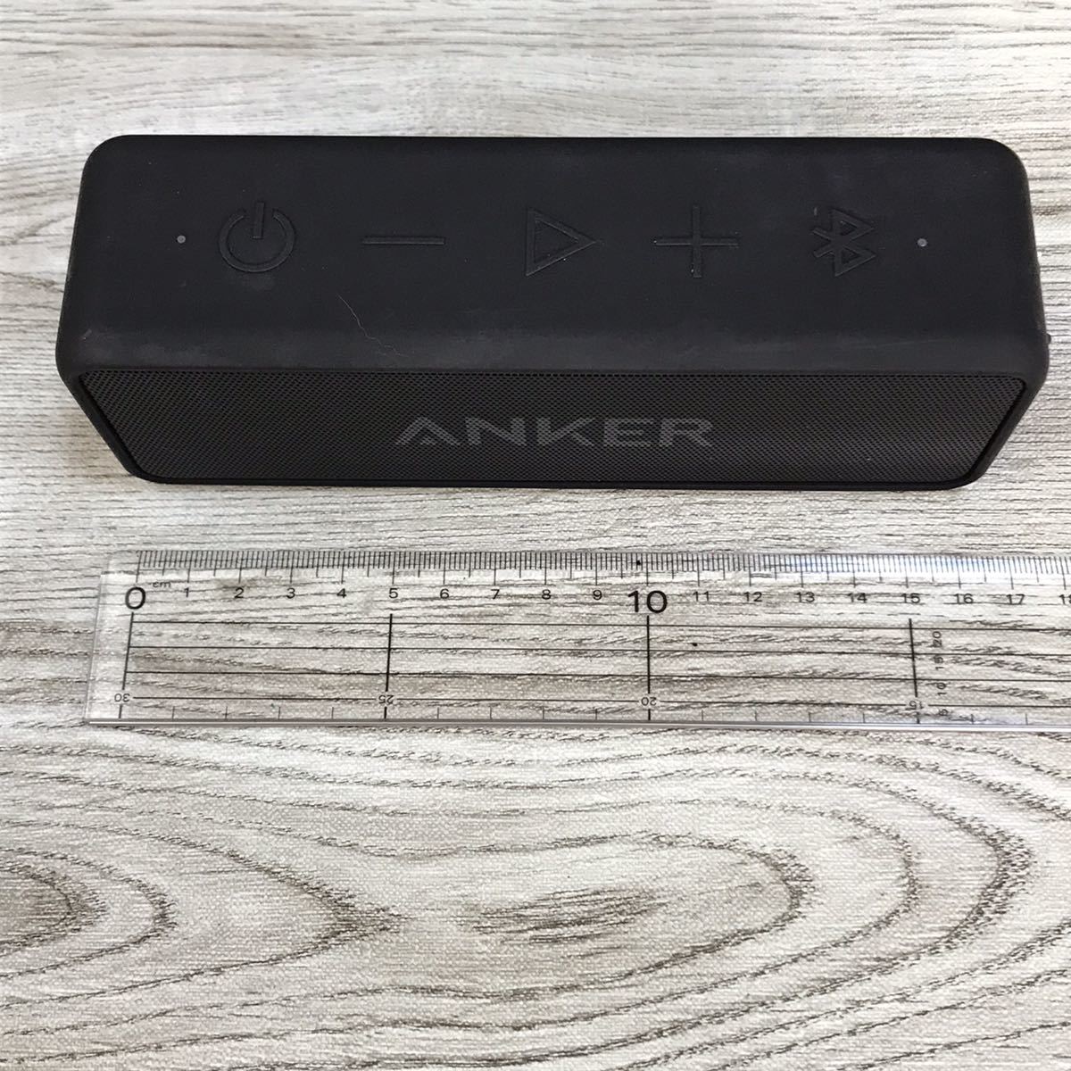 m109-0667 ANKER アンカー SoundCore 2 サウンドコア Bluetooth スピーカー ポータブル ワイヤレススピーカー ブラック 本体のみ_画像2