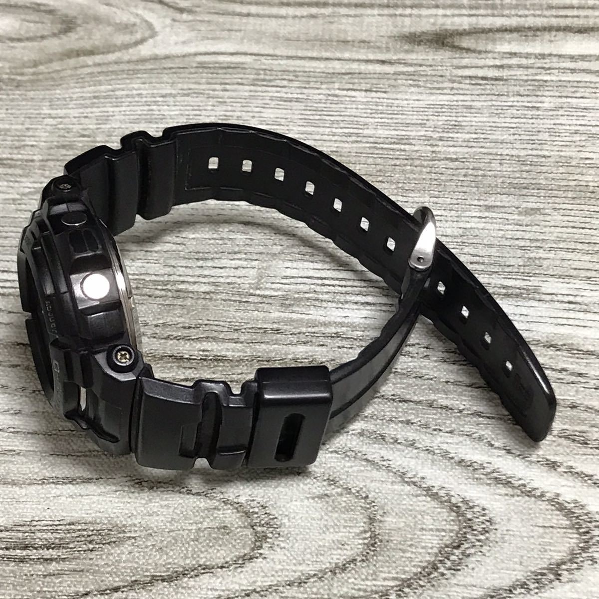 199-1148 CASIO カシオG-SHOCK G-2000 ブラック メンズ腕時計 ラバーベルト 電池切れ 動作未確認_画像4