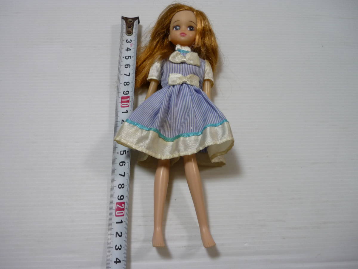 [L管02]人形 リカちゃん 洋服 青 ワンピース リカちゃん人形 ドール タカラトミー 着せ替え人形の画像6