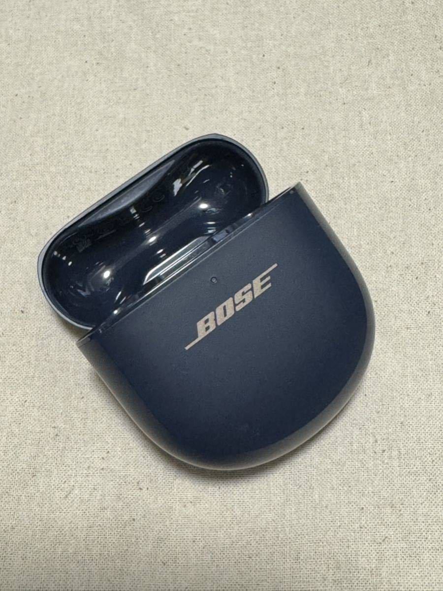 ボーズ Bose QuietComfort Earbuds II 完全ワイヤレスイヤホン ミッドナイトブルー 充電ケースのみ_画像1