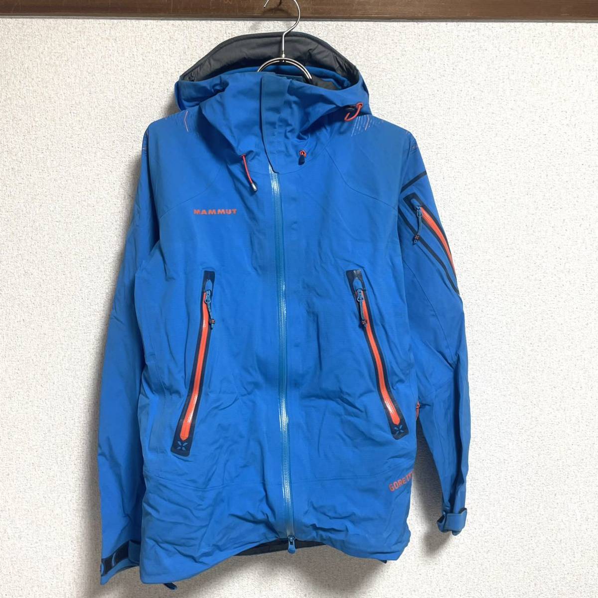 MAMMUT マムート マウンテンパーカー ナイロンジャケット ゴアテックス GORE-TEX アウトドア ブルー メンズ サイズM ＊BP_画像1