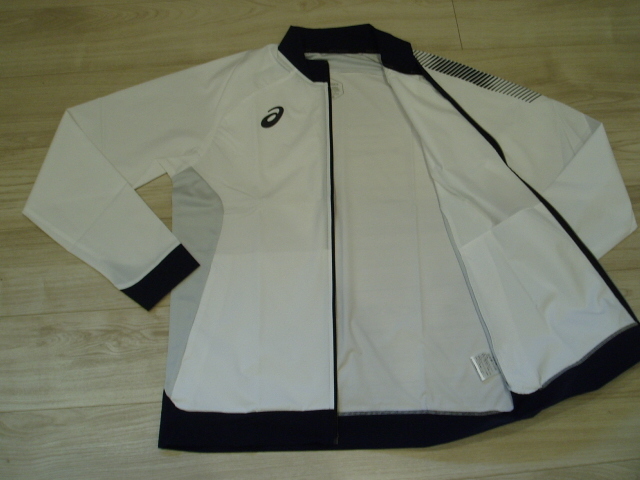 即決！新品★asics(アシックス)薄手WOVEN TRACK JACKET 2101A211 大きいサイズ【２XL】 ￥9,500  3/4P2の画像3