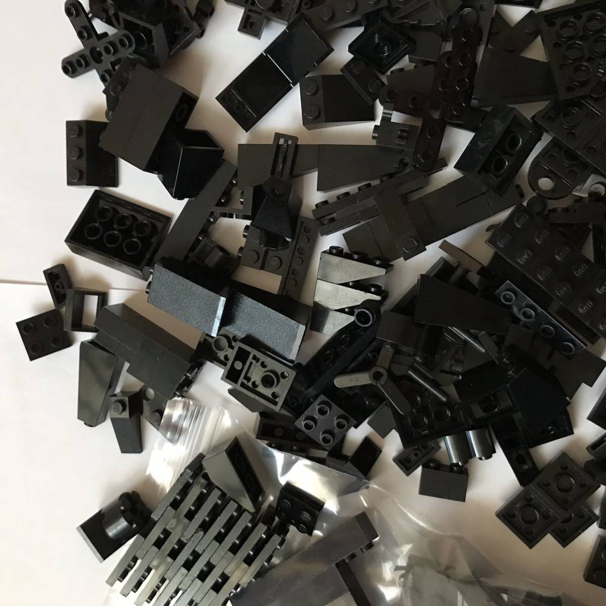 LEGO レゴ パーツ 黒 バラ まとめ大量_画像3
