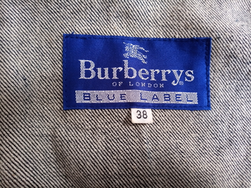 【バーバリー　Gジャン】ジージャン ブルーレーベル　サイズ 38 M　BURBERRY BLUE LABEL デニム ジャケット レディース　超美品　送料230円_画像7