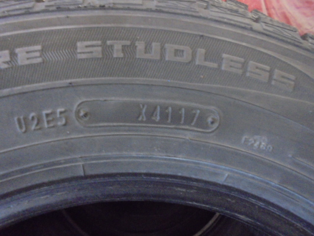 17年製造 ダンロップ WM01 155/80R13 4本 中古 発送１ケ口 _画像4