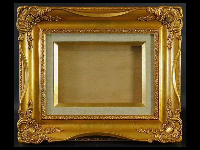  пустой сумма рама из дерева оборудование орнамент золотая краска ( Gold ) живопись масляными красками сумма SM( Sam отверстие ) акрил поверхность специальный бумага коробка б/у товар OK4828