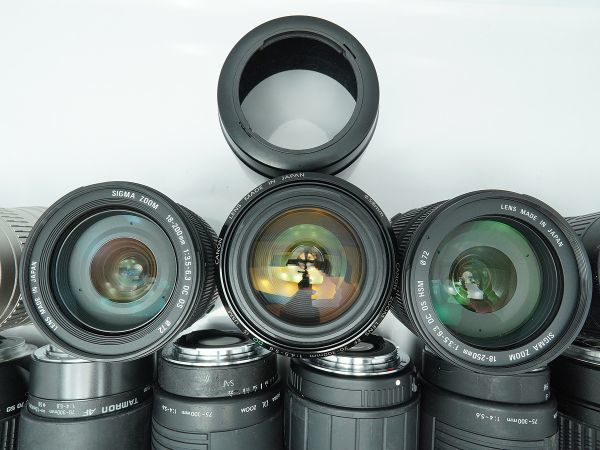 ★キヤノンマウントAFレンズなど★EF LENS/EXTENDER EF/WIDE CONVERTER/TAMRON/SIGMA/Kenko/ 等 計:35点まとめ【ジャンク品】29365_画像9