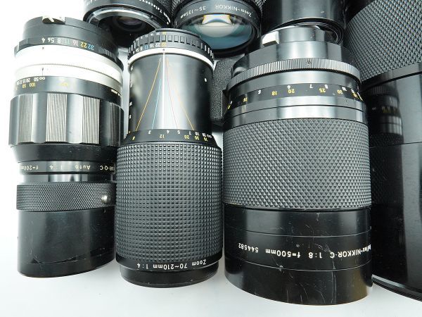 ★ニコン 純正MFレンズなど★Reflex-NIKKOR・C/Zoom-NIKKOR/Micro-NIKKOR/Tokina/SUN/ 等 計:30点まとめ【ジャンク品】29416_画像4