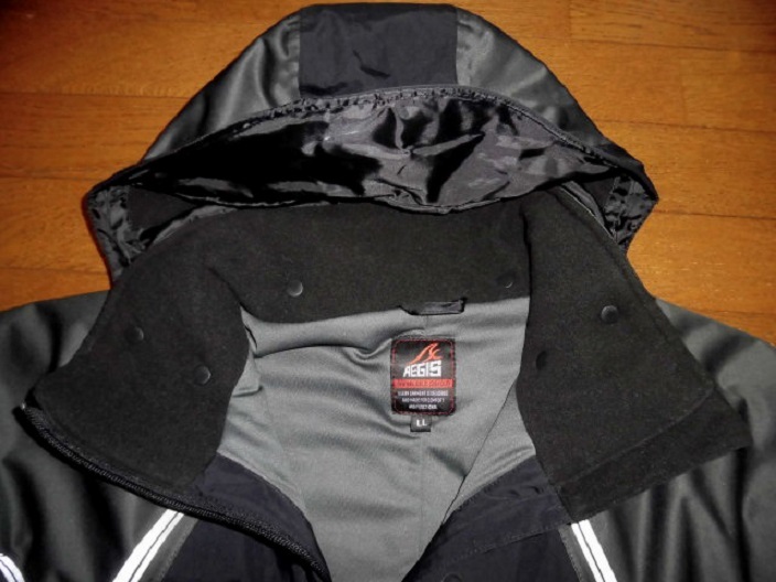 WORKMAN AEGIS ワークマン イージス オーシャン H100C 防水防寒スーツ ジャケットのみ 中綿 撥水 130%ストレッチ D-GRY LL 使用僅 美品_画像5