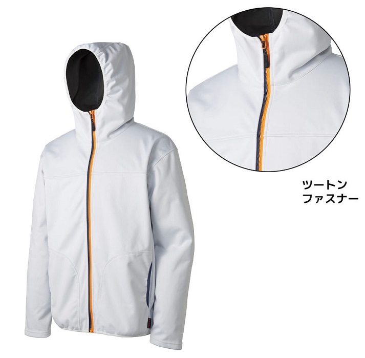 WORKMAN Fieldcore ワークマン フィールドコア 2230 防寒 ウインドシェル ジャケット SLV-GRY M 使用少 美品/キャンプ登山アウトドア_カタログ画像です。