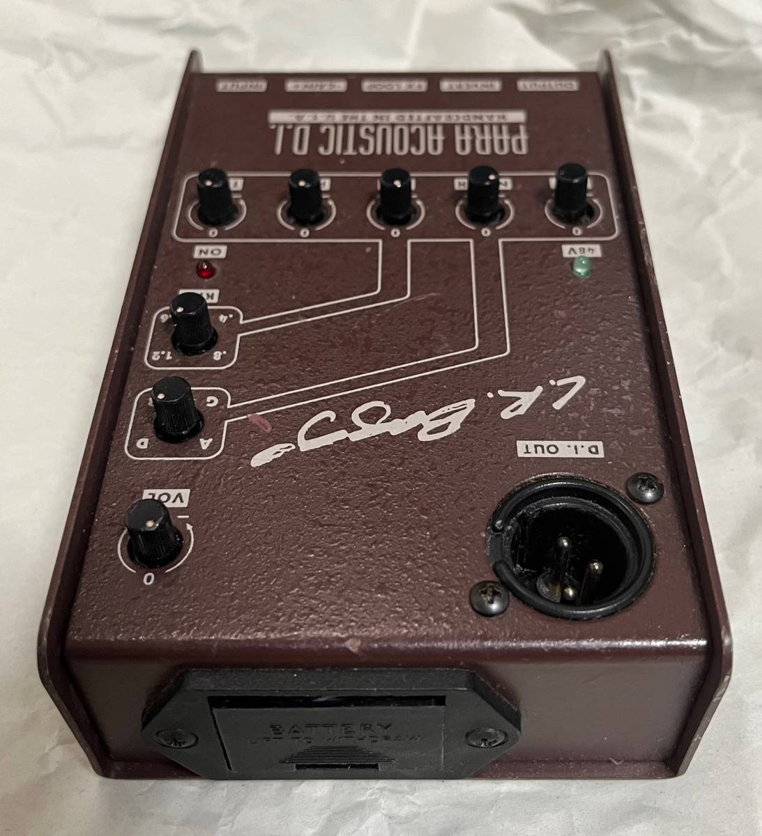 L R Baggs PARA ACOUSTIC D I (改)外部電源端子付き 送料無料 L R Baggs PARA ACOUSTIC D I (改)外部電源端子付き 送料無料