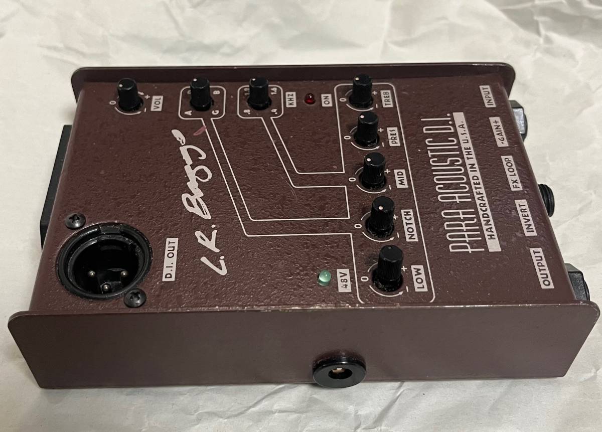 L R Baggs PARA ACOUSTIC D I (改)外部電源端子付き 送料無料 L R Baggs PARA ACOUSTIC D I (改)外部電源端子付き 送料無料