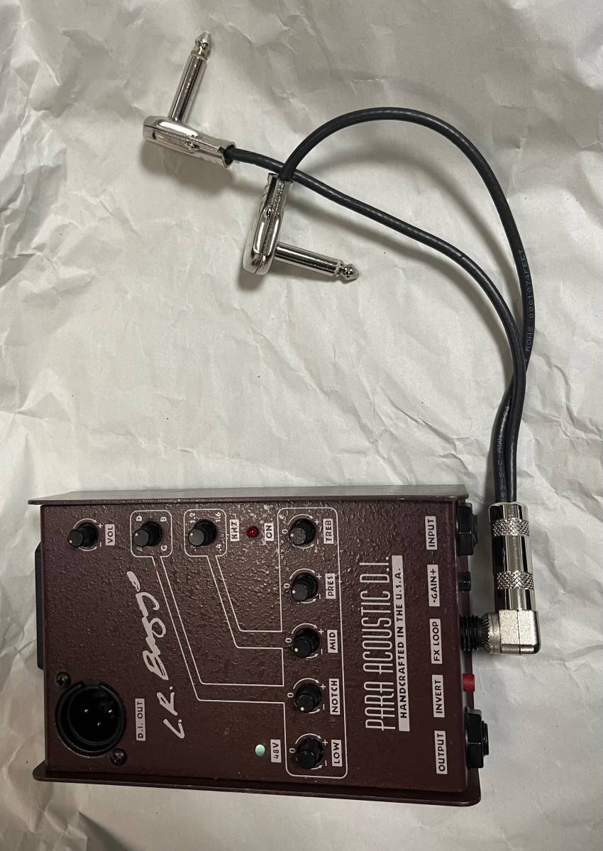 L R Baggs PARA ACOUSTIC D I (改)外部電源端子付き 送料無料 L R Baggs PARA ACOUSTIC D I (改)外部電源端子付き 送料無料