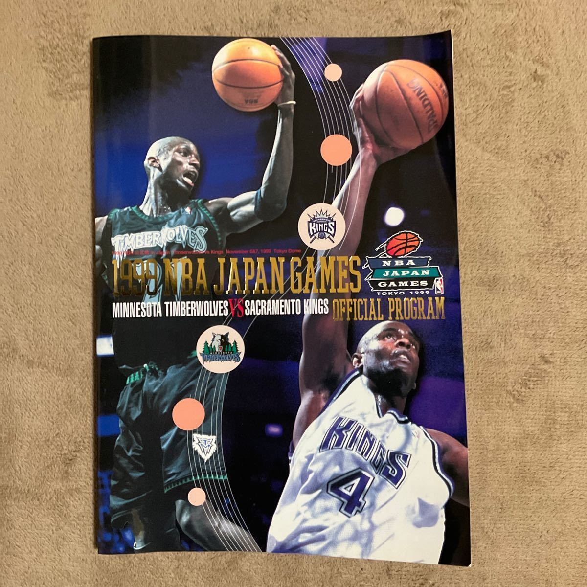 1999 NBA JAPAN GAMES メガフォン&プログラム_画像5