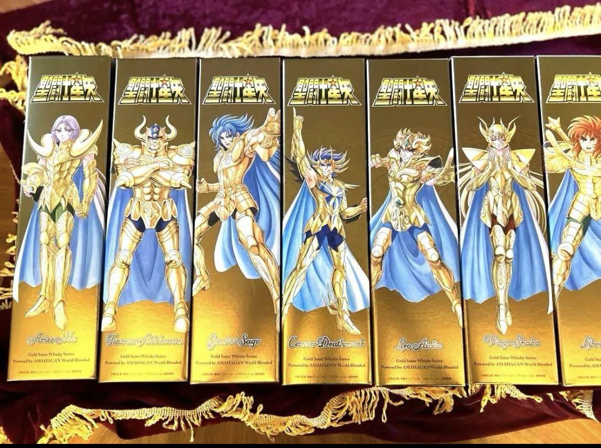 聖闘士星矢 ウイスキー 12宮コンプリートセット Knights of the Zodiac 各星座限定3000本 黄金聖闘士12星座分フルコンプリートセット_画像2