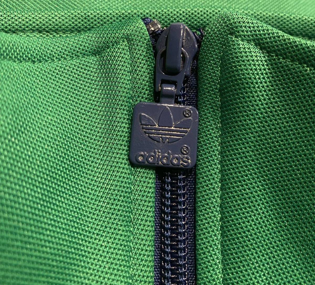 入手困難】ADIDAS トラックジャケット L 緑色 VINTAGE ジャージ 入手困難】ADIDAS トラックジャケット L 緑色 VINTAGE ジャージ