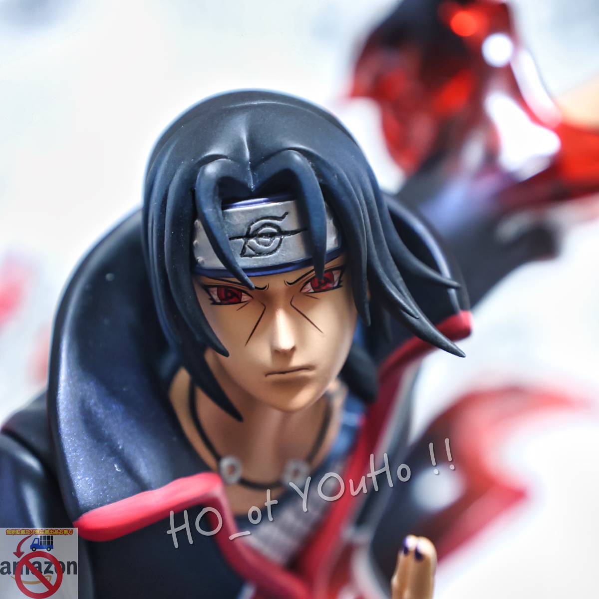 国内即日発送 NARUTO-ナルト- 疾風伝 フィギュア 暁 うちは・イタチ 1/7 スケール LZ スタジオ GK完成品_画像7