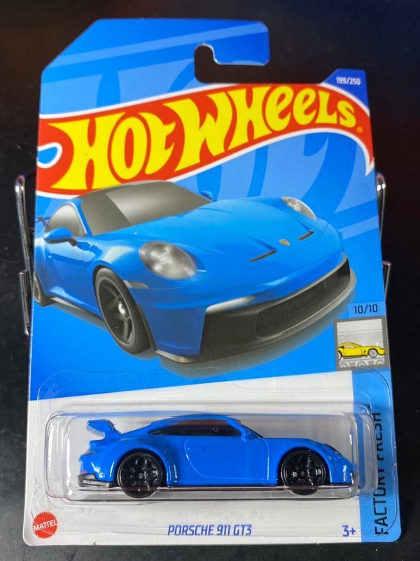 ホットウィール HOTWHEELS PORSCHE 911 GT3 ポルシェ 青_画像1