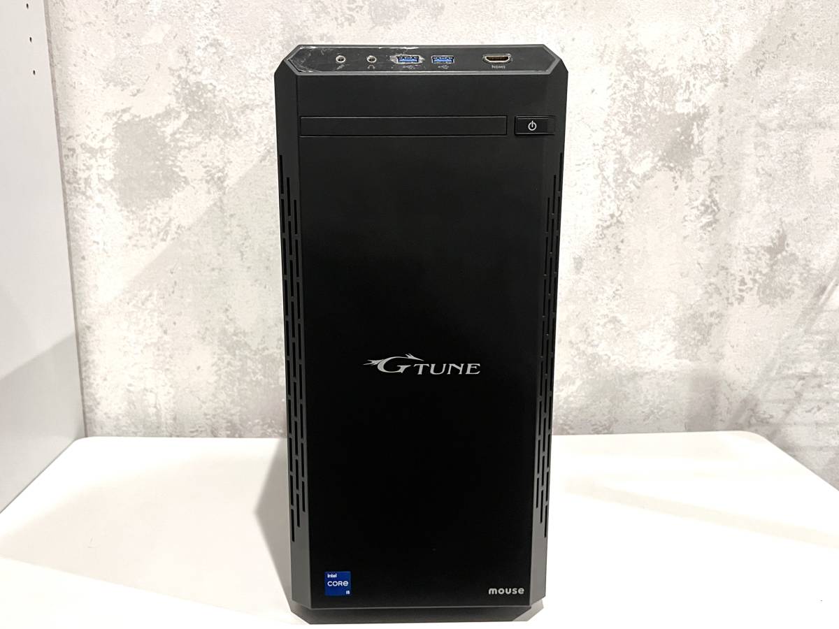 【第12世代Core i5 搭載】mouse G-Tune HM-B-AL-WA RTX3060 Core i5 12400F メモリ 32GB SSD 512GB Windows 11 Home 【中古】 ゲーミングPC_画像3