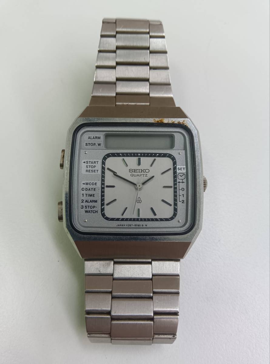 SEIKO　セイコー H357-5050 デジアナ文字盤　メンズ腕時計 クォーツ ヴィンテージ　　 ◆2938_画像1